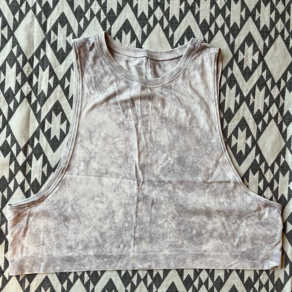 Avocado Cropped Tank Small Grey/Lavender